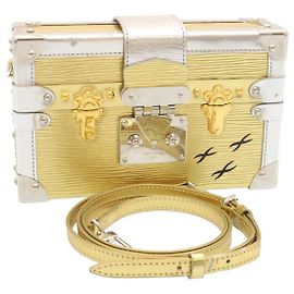 LOUIS VUITTON Borsa a spalla Epi Petite Mar Argento Oro M54652 LV Aut 35087alla