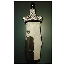 KARL LAGERFELD KLEID KLEID BUSTIER SAMMLER ICONS PIXEL T 36/ 38