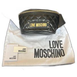 Love moschino leder bananentasche