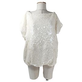 Top de lentejuelas blanco Day Birger & Mikkelsen