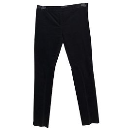 Calças Jodhpur str Corduroy Joseph Pretas