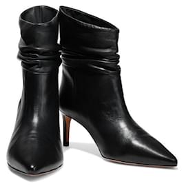 Botines Iro de cuero negro Talla 40
