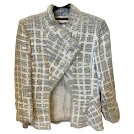 Giacca Chanel Turchese in Acrilico