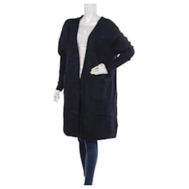 Acne Studios Blaue Strickjacke Wolle Mohair L