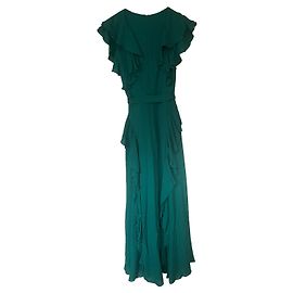 Karen Millen Atelier Kleid in Smaragdgrün