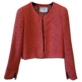 Chaqueta Chanel T Rosa y Naranja