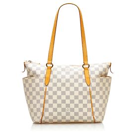 Louis Vuitton White Damier Azur Totally PM
