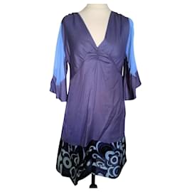 ANTIK BATIK KLEID KLEID SCHMETTERLINGSÄRMELN TM OR 40/42 - Antik Batik