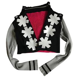 Vivienne Westwood Asymmetrical Cardigan Cotton Cashmere 36