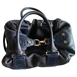Borsa a mano Balenciaga Part Time in pelle nera