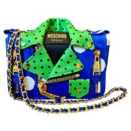 Borsa Biker Moschino Couture in Pelle Nappa