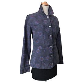 Cerruti 1881 JAQUETA JEAN OUTONO CERRUTI JEAN FLORES DE AMEIXA LONGA T 38/40