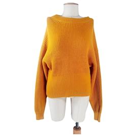 & Other Stories Gelber Wollpullover M