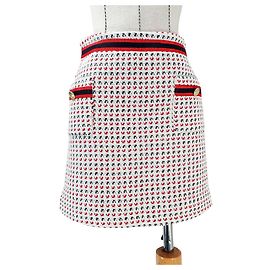 Falda midi de tweed Maje