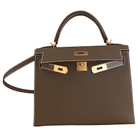 Hermès Kelly 28 scellier epsom étoupe
