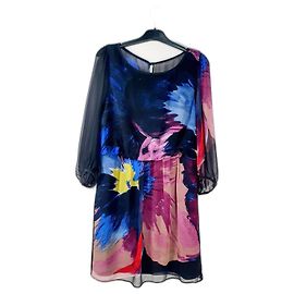 Vestido midi de seda Tibi