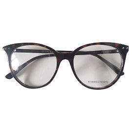 Gafas Bottega Veneta Marrón Oscuro Plástico