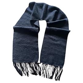 Sciarpa lunga in alpaca nera 25 X 200 cm - Autre Marque