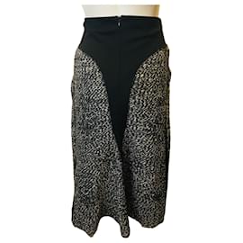 Philosophy Di Alberta Ferretti falda de mezcla de lana de tiro alto
