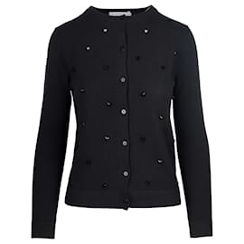 CashmereInLove Cardigan mit Schmucksteinen - Autre Marque