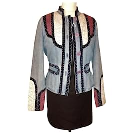 CHAQUETA FOLK DE MARC JACOBS CON INSERTOS DE CORAZONES Y ESTRELLAS T 4 O T 36/38