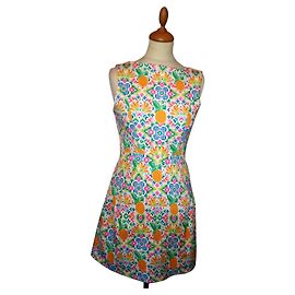 ABITO MANOUSH REVERSE RETRO ANNI CINQUANTA ESANAR ANANAS T 34