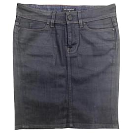 Karl Lagerfeld Rock von Karl Lagarfeld 36 (S) Marineblau beschichtete Baumwolle