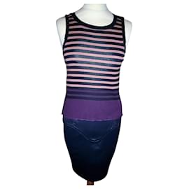 SONIA RYKIEL PULLOVER ABEND BAYADERE PAMPILLEN TS ODER T 36/38 - Sonia Rykiel