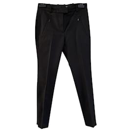 Pantalones Hugo Boss negros de lana XS