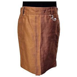 GUCCI GONNA GONNA TWILL BRONZO 12 BORDEES T 40