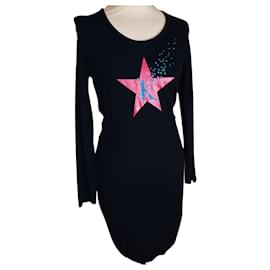 KENZO ABENDKLEID SHOOTING STAR DRESS TM 38/40