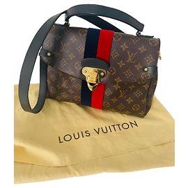 Borsa Louis Vuitton Georges MM Monogram Marrone
