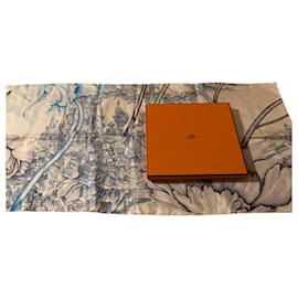 Hermès Square Hermes "All'ombra delle peonie"