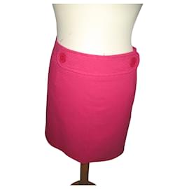 Autre Marque Falda Burton Fucsia de Viscosa Talla 42