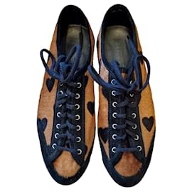 Burberry Corazones de cuero y piel de potro