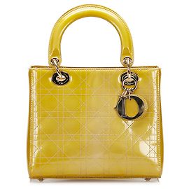 Dior Giallo Cannage Lady Dior