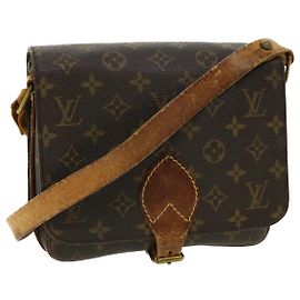 LOUIS VUITTON Monogram Cartouchiere MM Sac à bandoulière M51253 LV Auth am3671