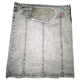 CHRISTIAN LACROIX TRENDY DENIM FALDA FALDA T 38