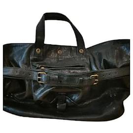 Borsa Billy Jerome Dreyfuss Nera in Pelle Smaltata