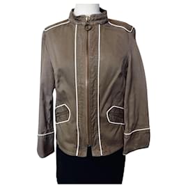 CHAQUETA DE MODA DE MARC JACOBS 3 MEDALLONES DE LIQUEN TL O 40/42
