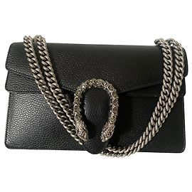 Borsa a mano Gucci Dionysus in pelle nera