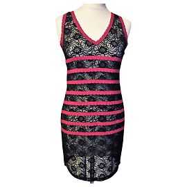 Jean Paul Gaultier VESTIDO GAULTIER JEAN PAUL VESTIDO COLECCIONISTA CANCAN LACE EVENING TM 38
