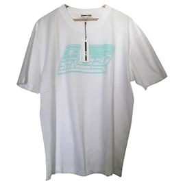 Mcq T-Shirt aus Baumwolle Weiß 3XL