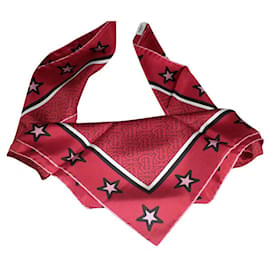Quadrato di seta Burberry rosso
