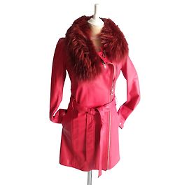 Giorgio Lederjacke Rot John & Yoko Kollektion