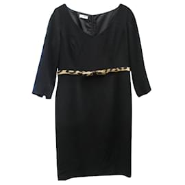 Moschino Cheap And Chic Black Acetate Dress