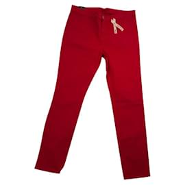 Jeans Skinny JBrand Rojos de Algodón y Elastano - Autre Marque