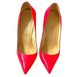 Décolleté Christian Louboutin in vernice rosa Taglia 38