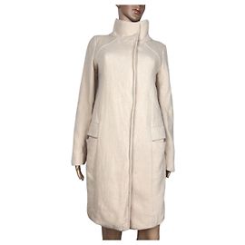 Abrigo Designers Remix Charlotte Eskildsen Beige Cachemira Lana M