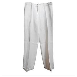 Kenzo Leinenhose Weiß